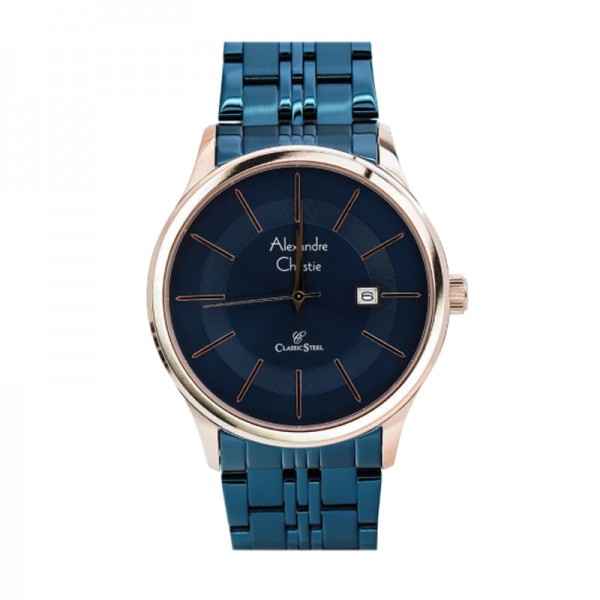 Alexandre Christie AC 8348 Rosegold Blue MDBURBU